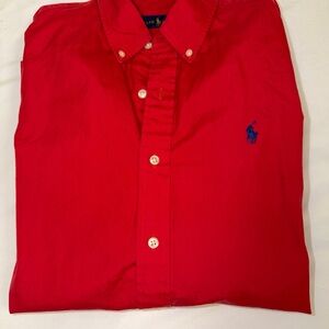❤️Ralph Lauren Men's Red Button Down Shirt❤️